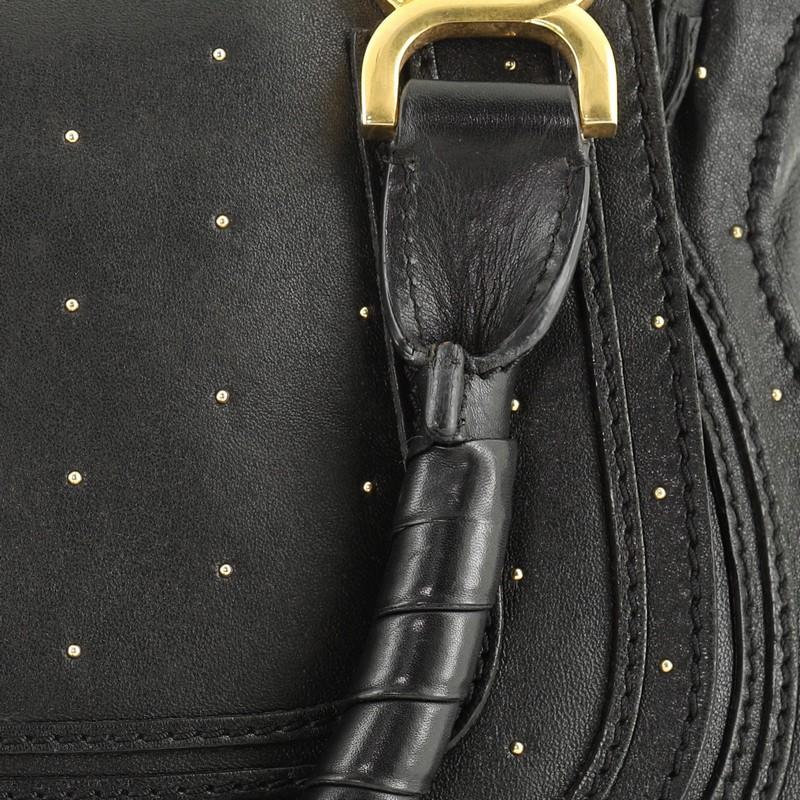 Women's or Men's Chloe Marcie Shoulder Bag Studded Leather Medium