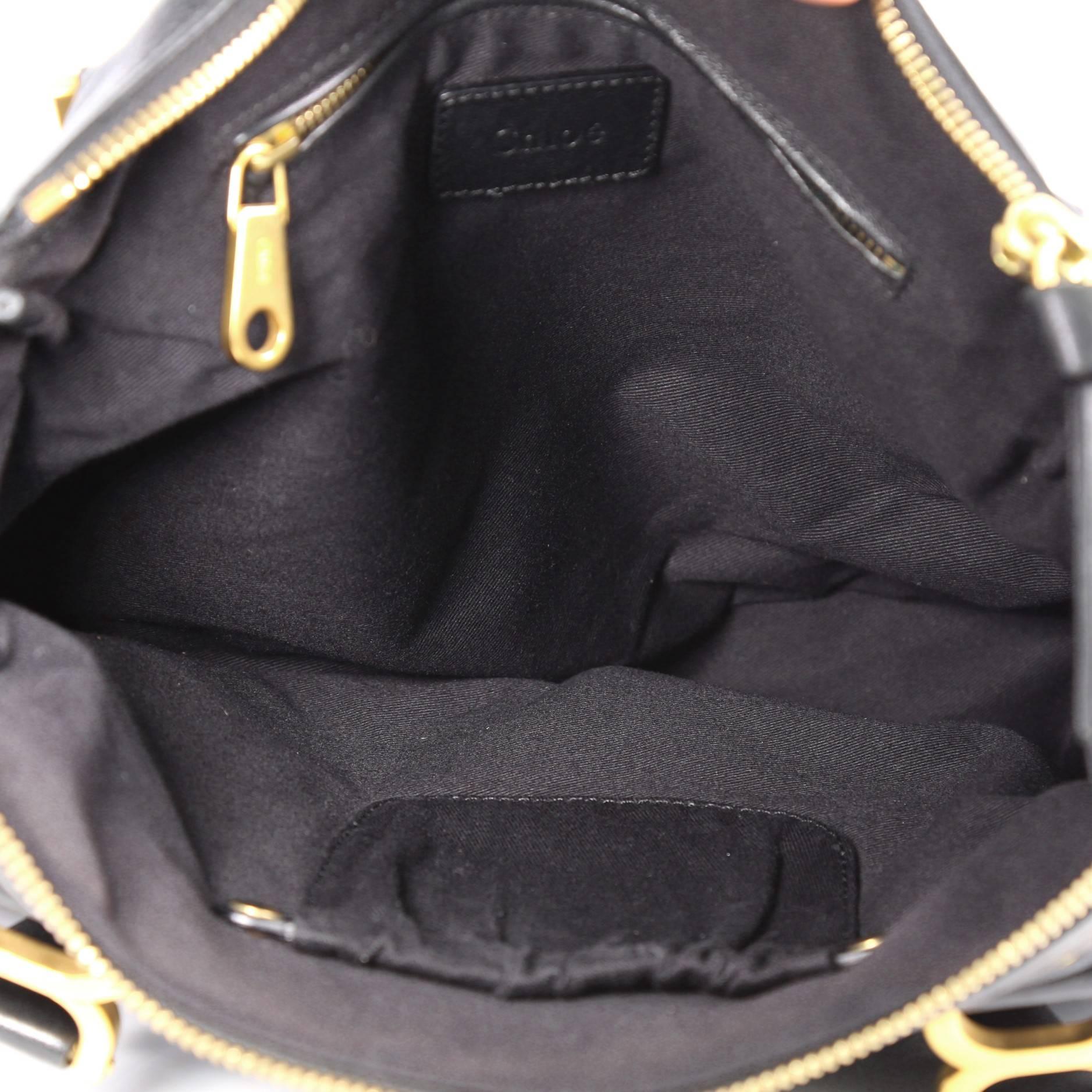 Chloe Marcie Shoulder Bag Whipstitch Leather Medium 1