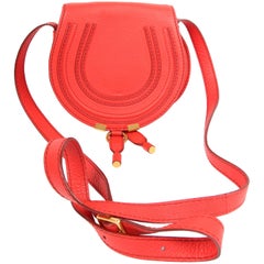 Chloe Marcie Small Crossbody Bag - red