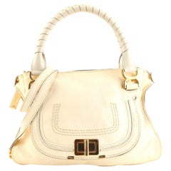 Chloe Marcie Turnlock Satchel Leather Medium