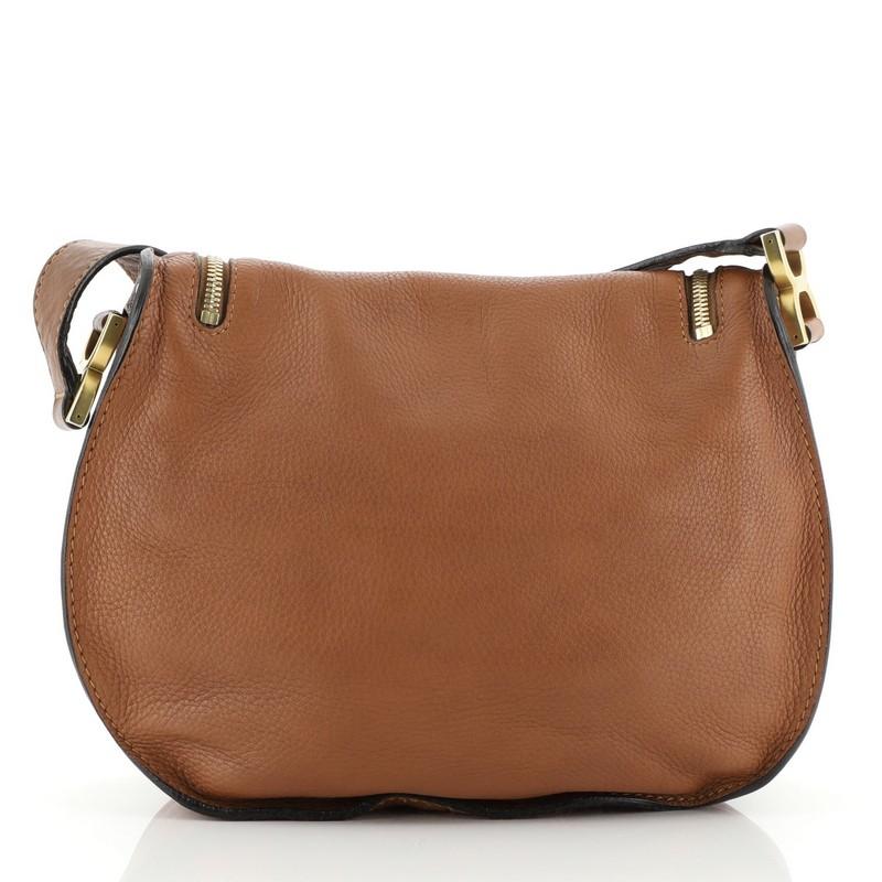 Chloe Marcie Zip Crossbody Bag Leather Medium