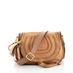 Chloe Marcie Zip Crossbody Bag Leather Medium