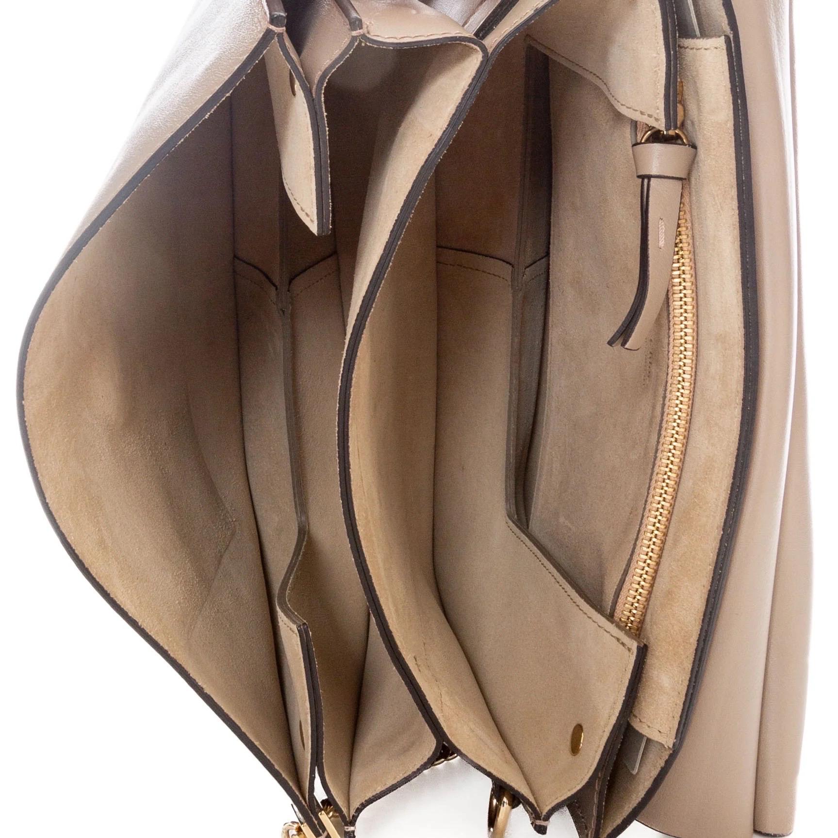 Chloé Medium Faye Motty Grey Suede and Leather Shoulder Bag (2016) 4