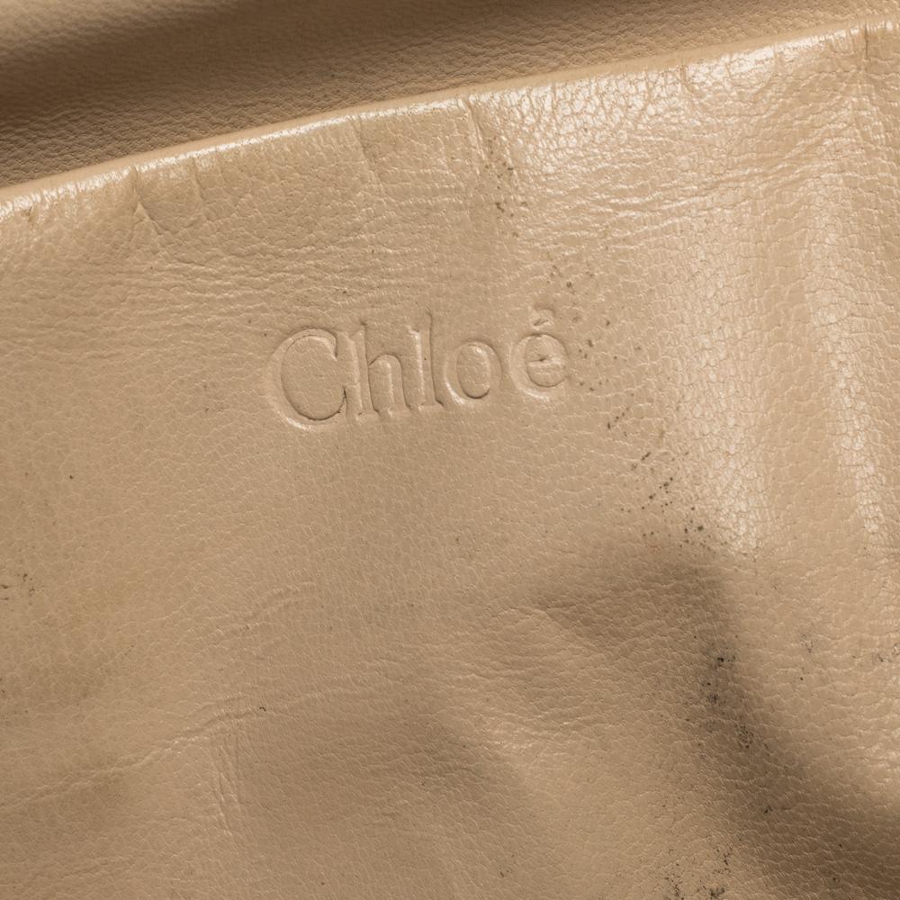 Chloe Metallic Gold Leather Small Elsie Shoulder Bag 5