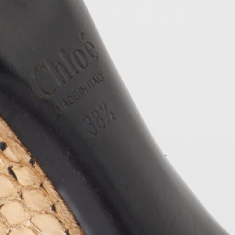 Chloe Metallic Gold Python Leather Bow Detail Pointed Toe Pumps Size 38.5 For Sale 4