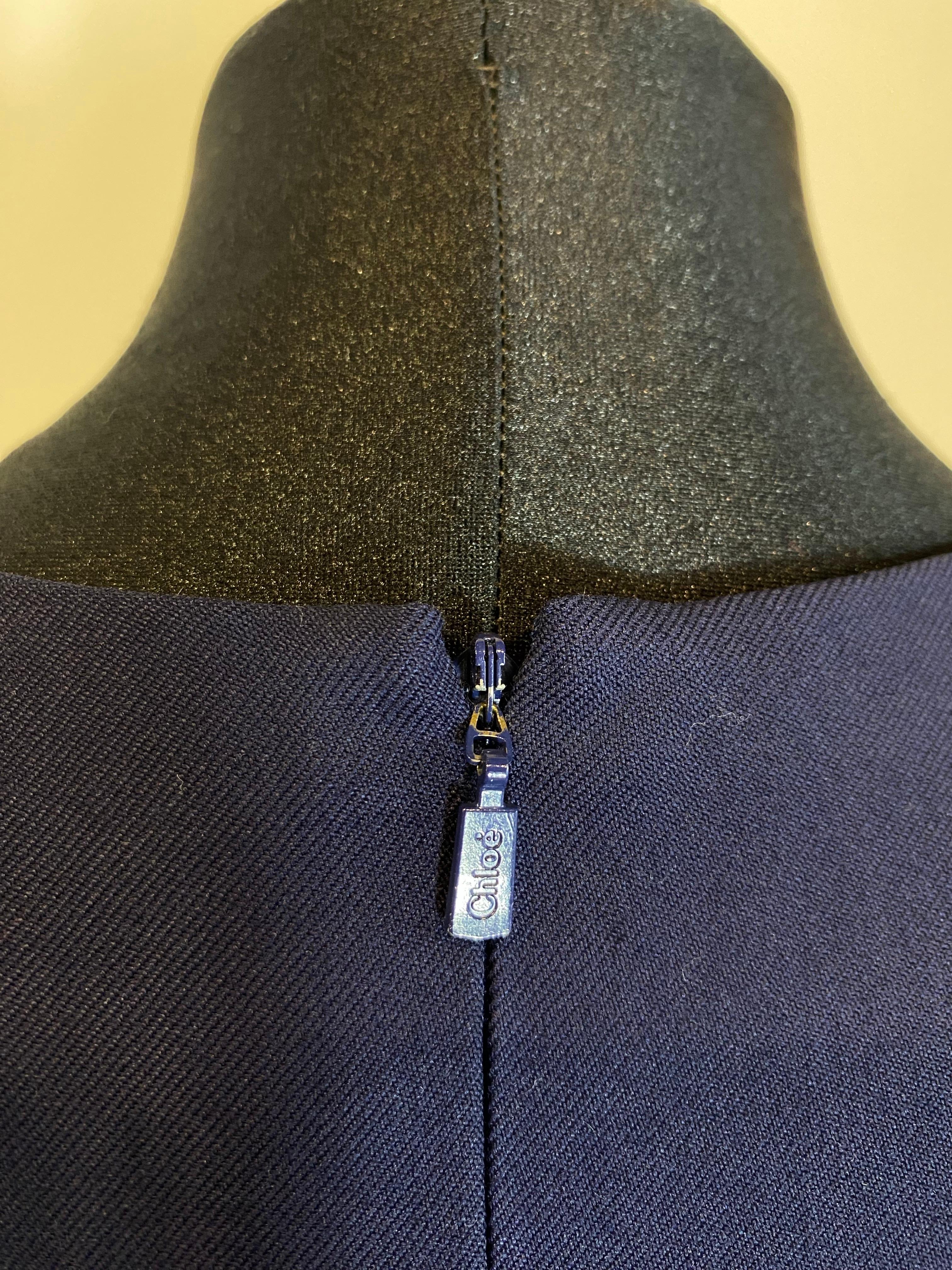 Chloè mini Blaues Kleid im Angebot 2