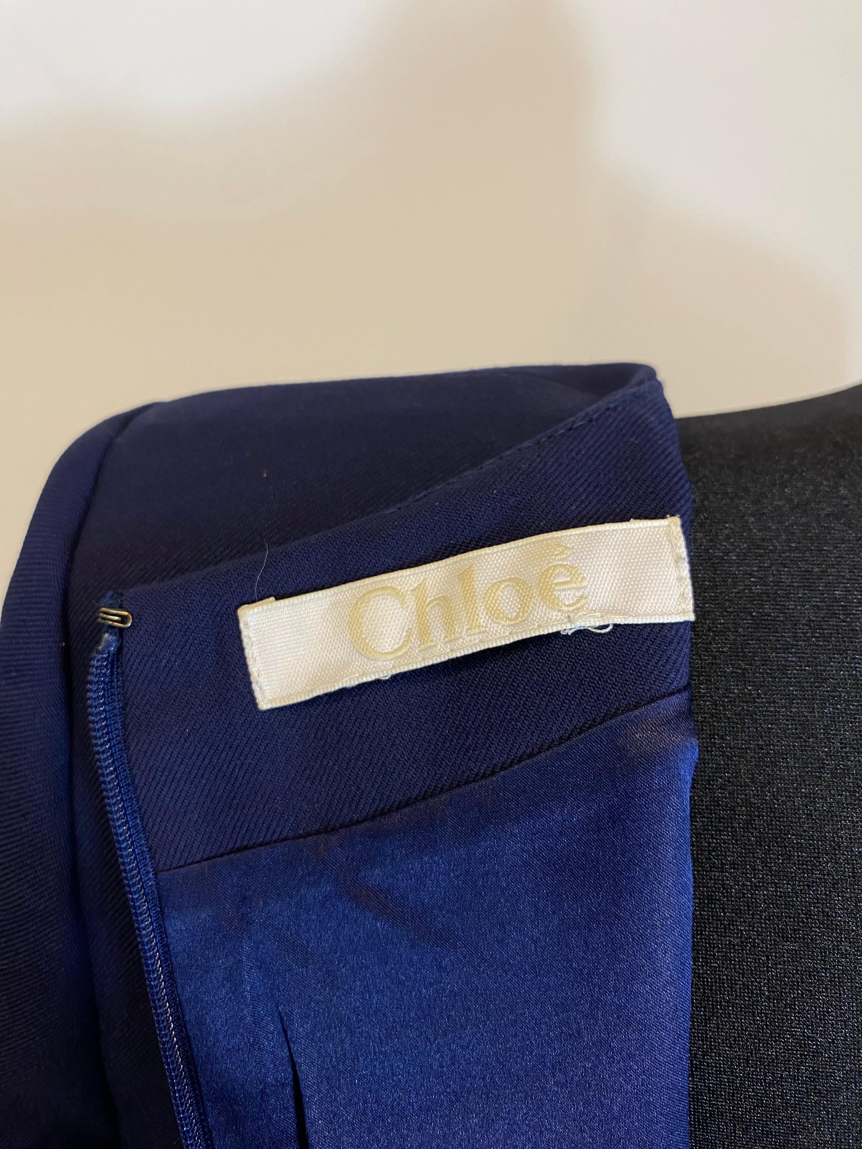 Chloè mini Blaues Kleid im Angebot 3