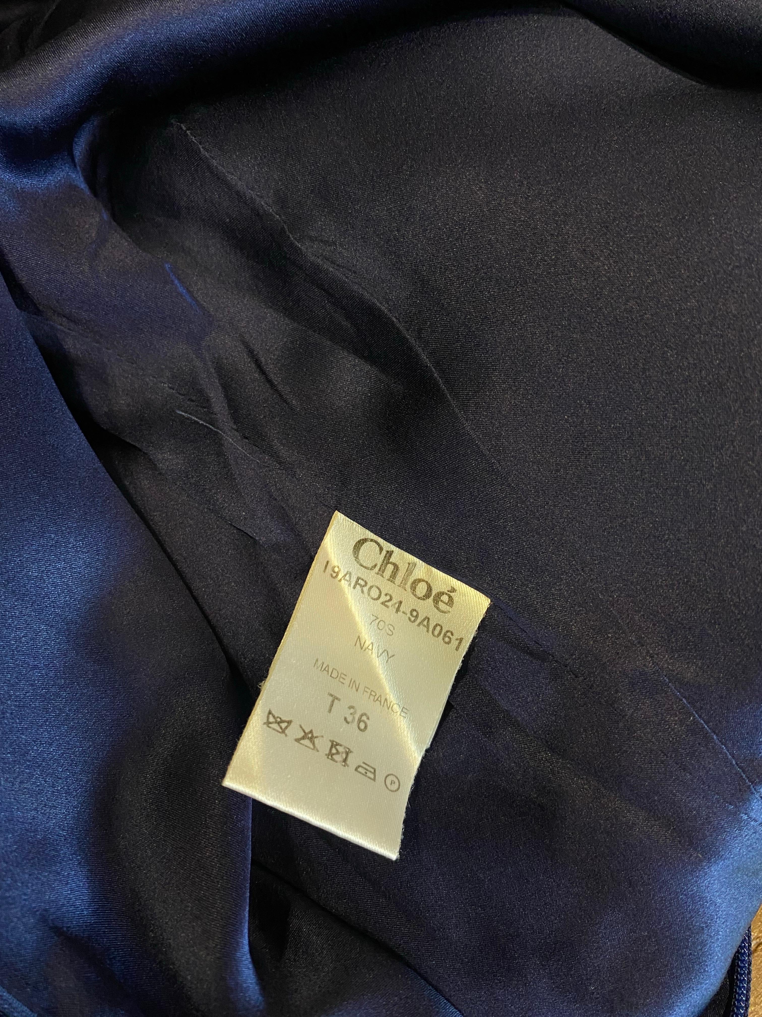 Chloè mini Blaues Kleid im Angebot 4
