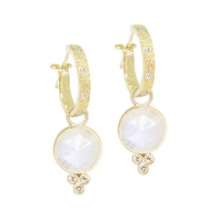 Chloe Moonstone 18 Karat Gold Earrings