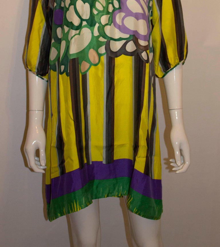 Chloe Multi Colour Silk Tunic /Dress For Sale 1
