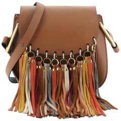 Chloe Multicolor Fringe Hudson Bag Leather Small