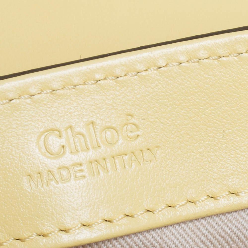 Chloe Multicolor Leather Mini C Double Carry Top Handle Bag For Sale 5