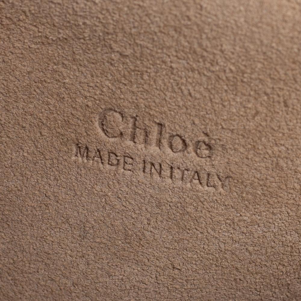 Chloe Multicolor Patchwork Suede and Leather Medium Faye Shoulder Bag 1
