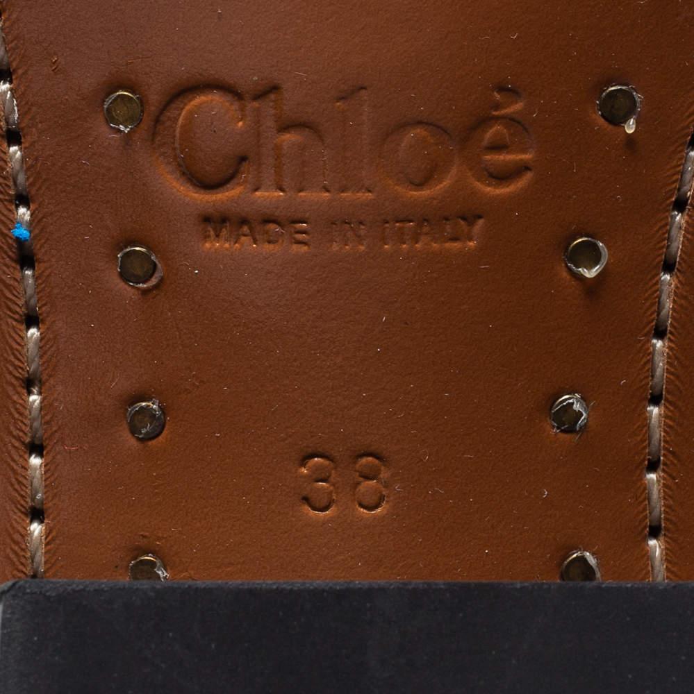 Chloe Multicolor Tweed Chelsea Ankle Length Boots Size 38 In New Condition In Dubai, Al Qouz 2