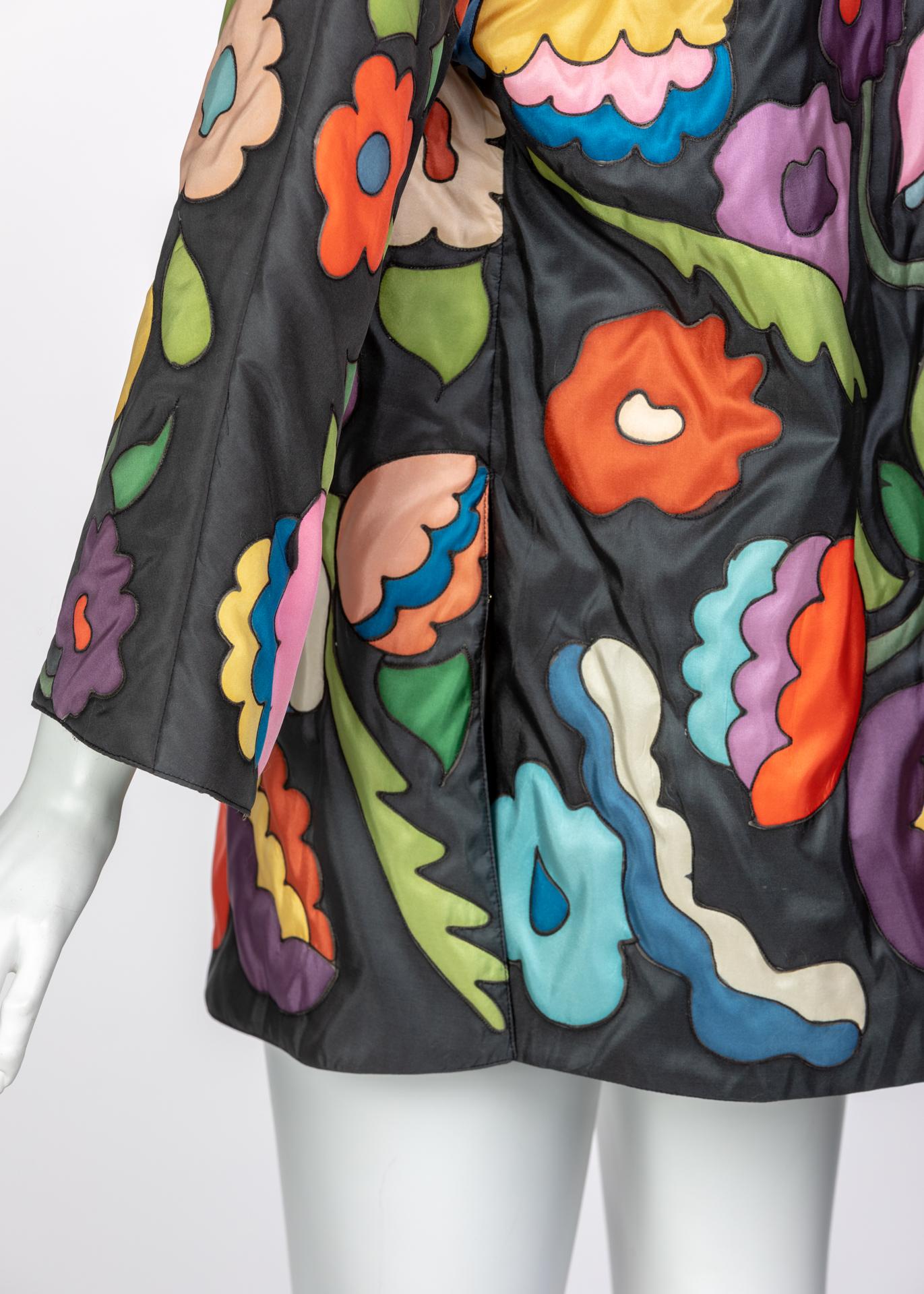 Chloè Multicolored Floral Jacket, 1980s 2
