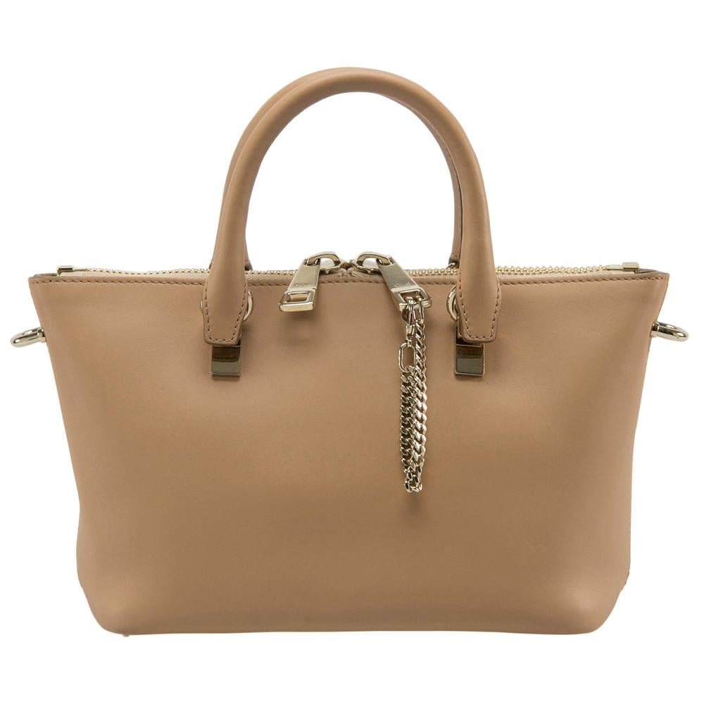 Chloe Brown Tote Bags
