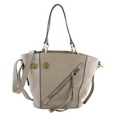 Chloe  Myer Tote Leather and Suede Small