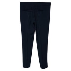Chloe Navy Blue Crepe Formal Pants S