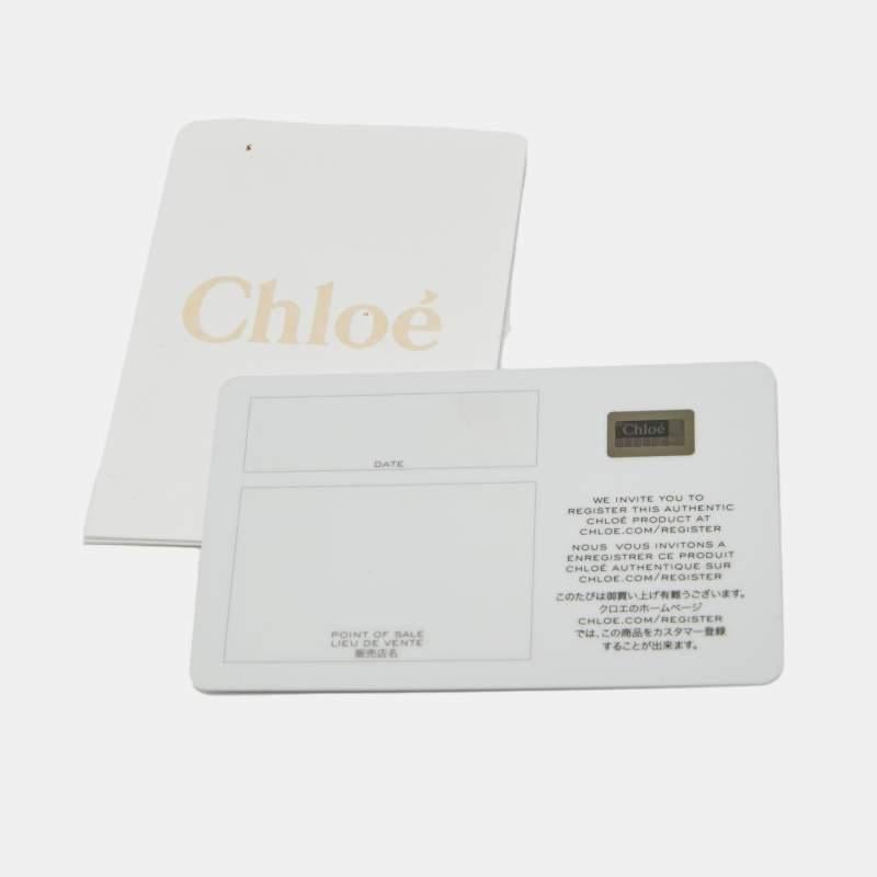 Chloe Navy Blue/Grey Leather Medium Drew Shoulder Bag en vente 3