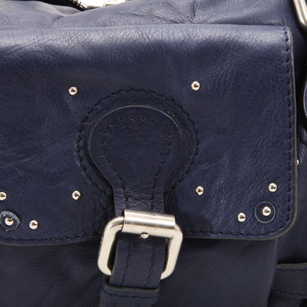 Chloe grand sac cabas Paddington bleu marine en vente 6