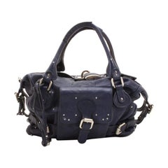 Chloe Navy Blue Large Paddington Tote