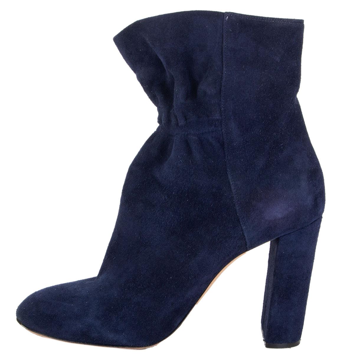 navy ankle boots sale