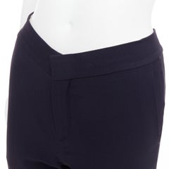 CHLOE pantaloni svasati con pinces sul retro FR34 XS