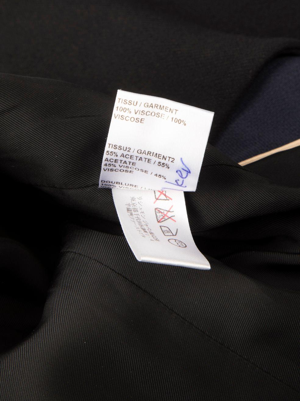 Chloé Navy Cropped Blazer Jacket Size XS For Sale 1