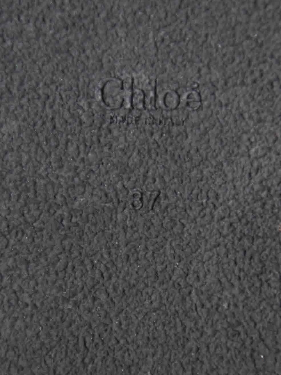 Donna Chloé Scivoli Nolan in velluto blu taglia IT 37 in vendita