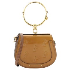 Chloe Nile Crossbody Bag Embossed Patent Small