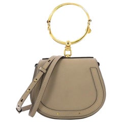 Used Chloe Nile Crossbody Bag Leather Medium