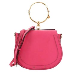 Chloe Nile Umhängetasche aus Leder Medium