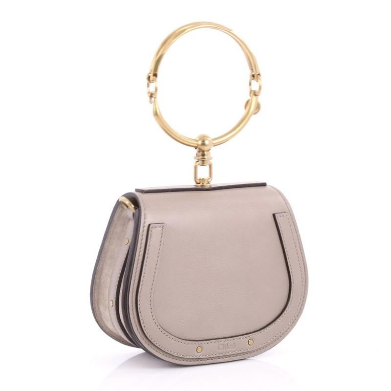 Brown Chloe Nile Crossbody Bag Leather Small