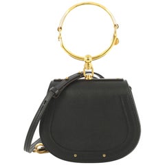 Chloe Nile Bracelet Bag in Smooth & Suede Calfskin $$1,690 Half moon