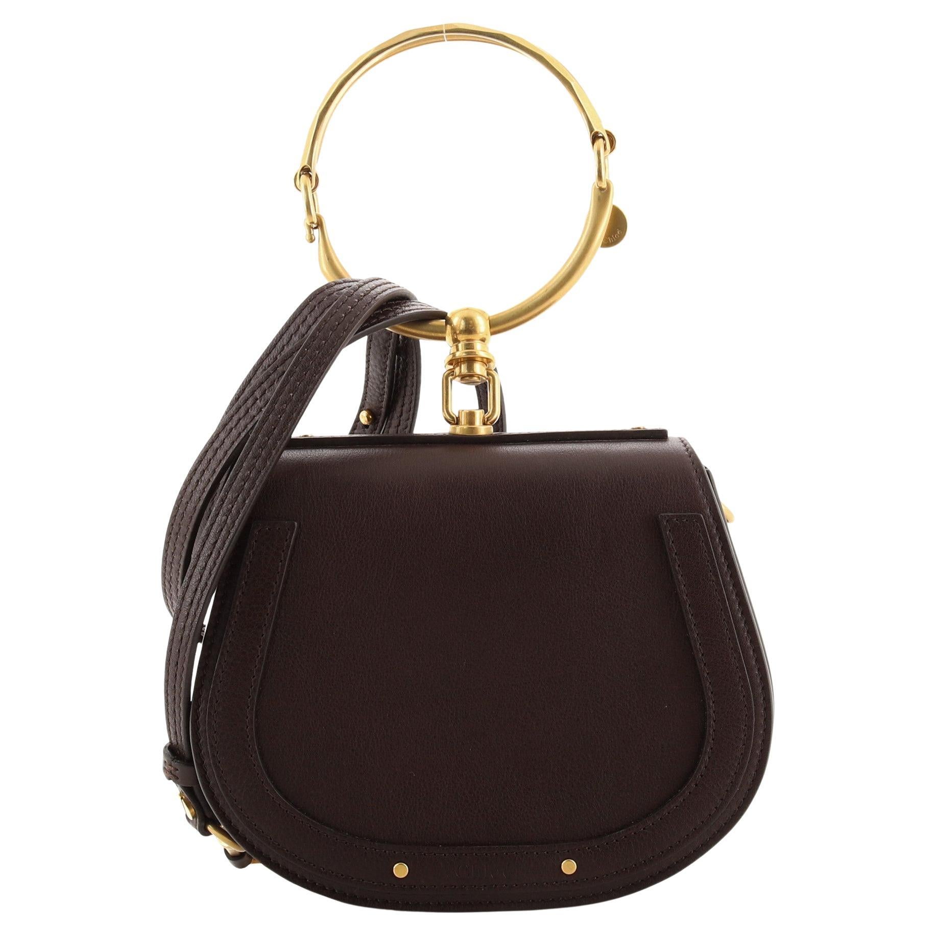 Chloe Black Leather Mini Elsie Crossbody Trousse Bag at 1stDibs