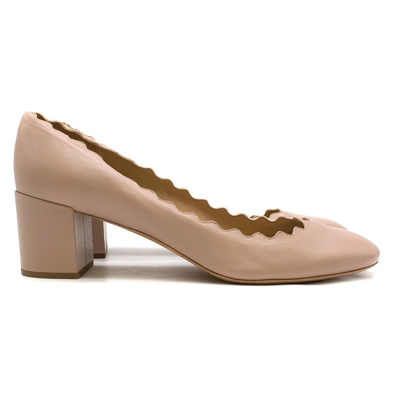 scalloped pumps