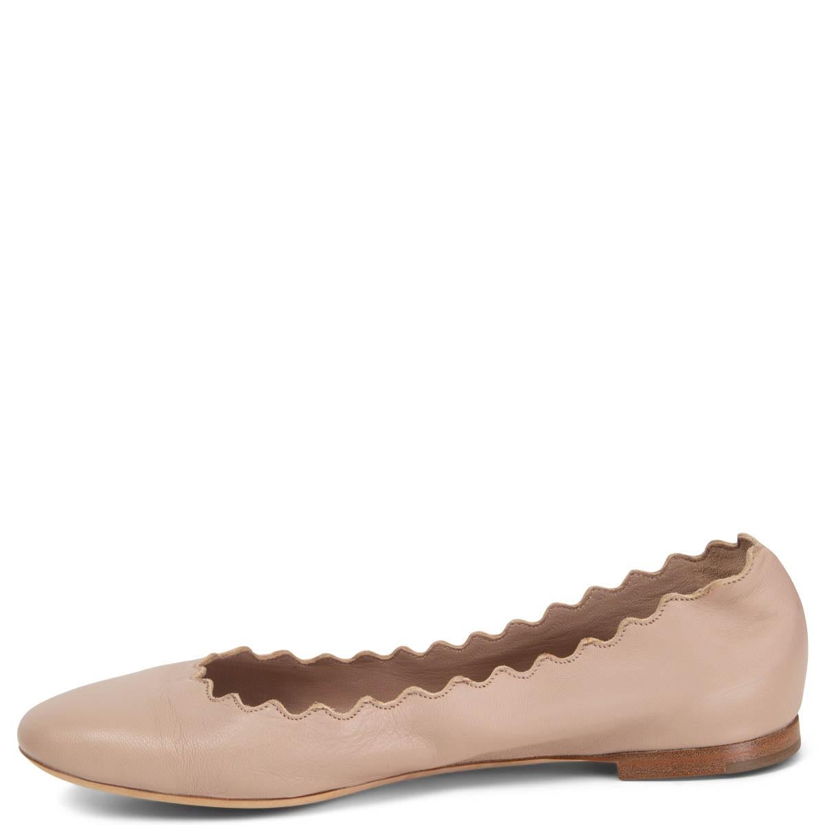 chloe nude flats