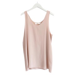 Chloe Nude Pink Silk Vest Top