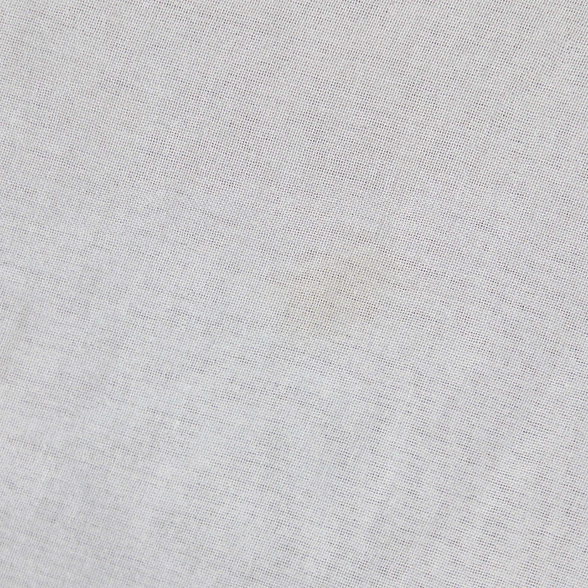 Chloe Off-White Cotton Pleated Loose Fit Top M In Fair Condition For Sale In Dubai, Al Qouz 2