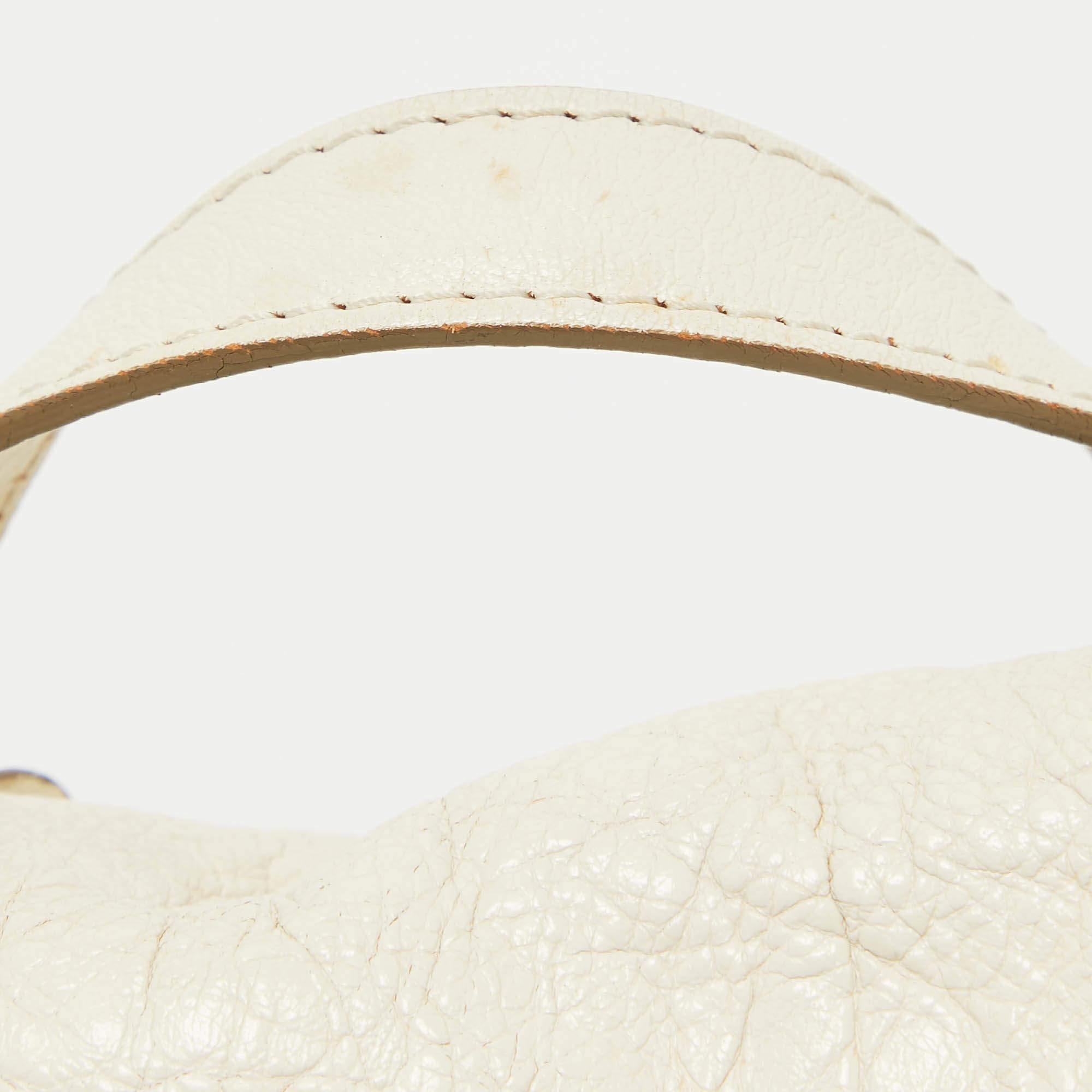 Chloe off White Leather Medium Paraty Shoulder Bag 1