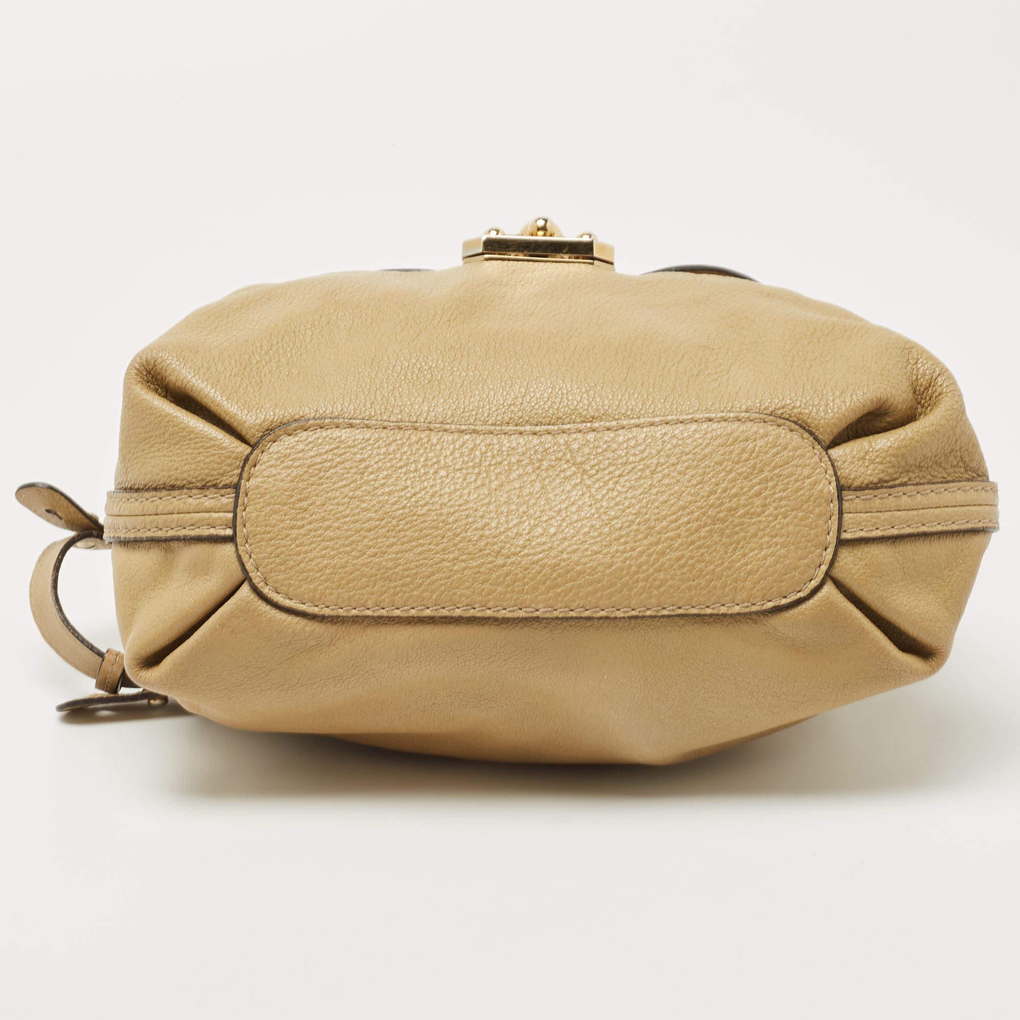 Chloe Olive Green Leather Elsie Top Handle Bag 1