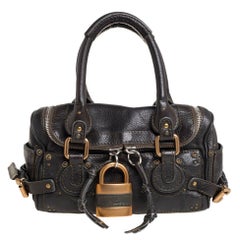 Chloé Paddington Satchel in pelle verde oliva