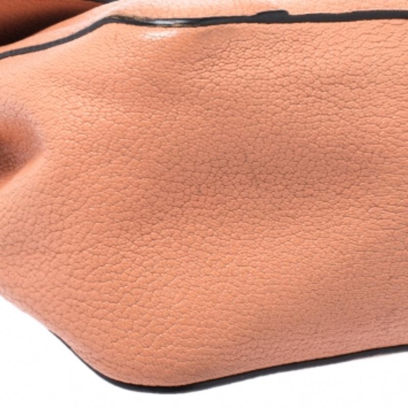 Chloe Orange Leather Medium Elsie Shoulder Bag im Angebot 1