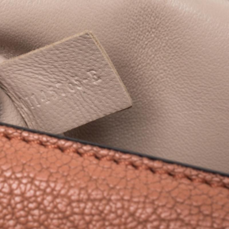 Chloe Orange Leather Medium Elsie Shoulder Bag im Angebot 5