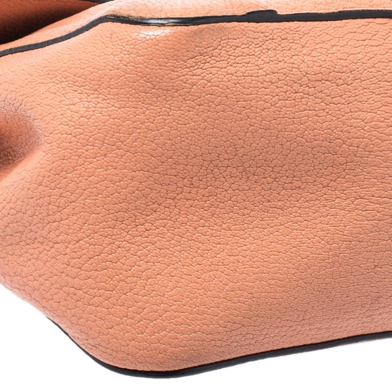 Chloe Orange Leather Medium Elsie Shoulder Bag 2