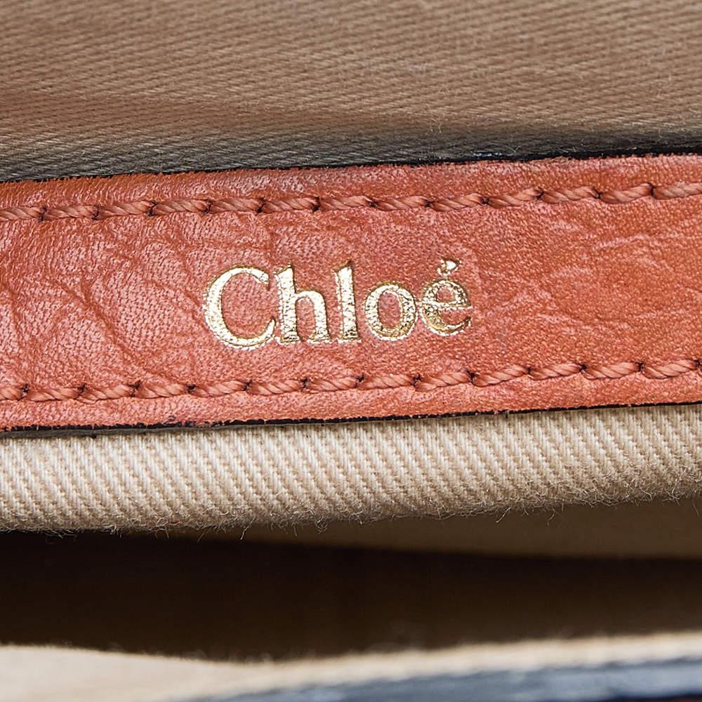 Chloe Orange Leather Small Sally Shoulder Bag In Good Condition For Sale In Dubai, Al Qouz 2