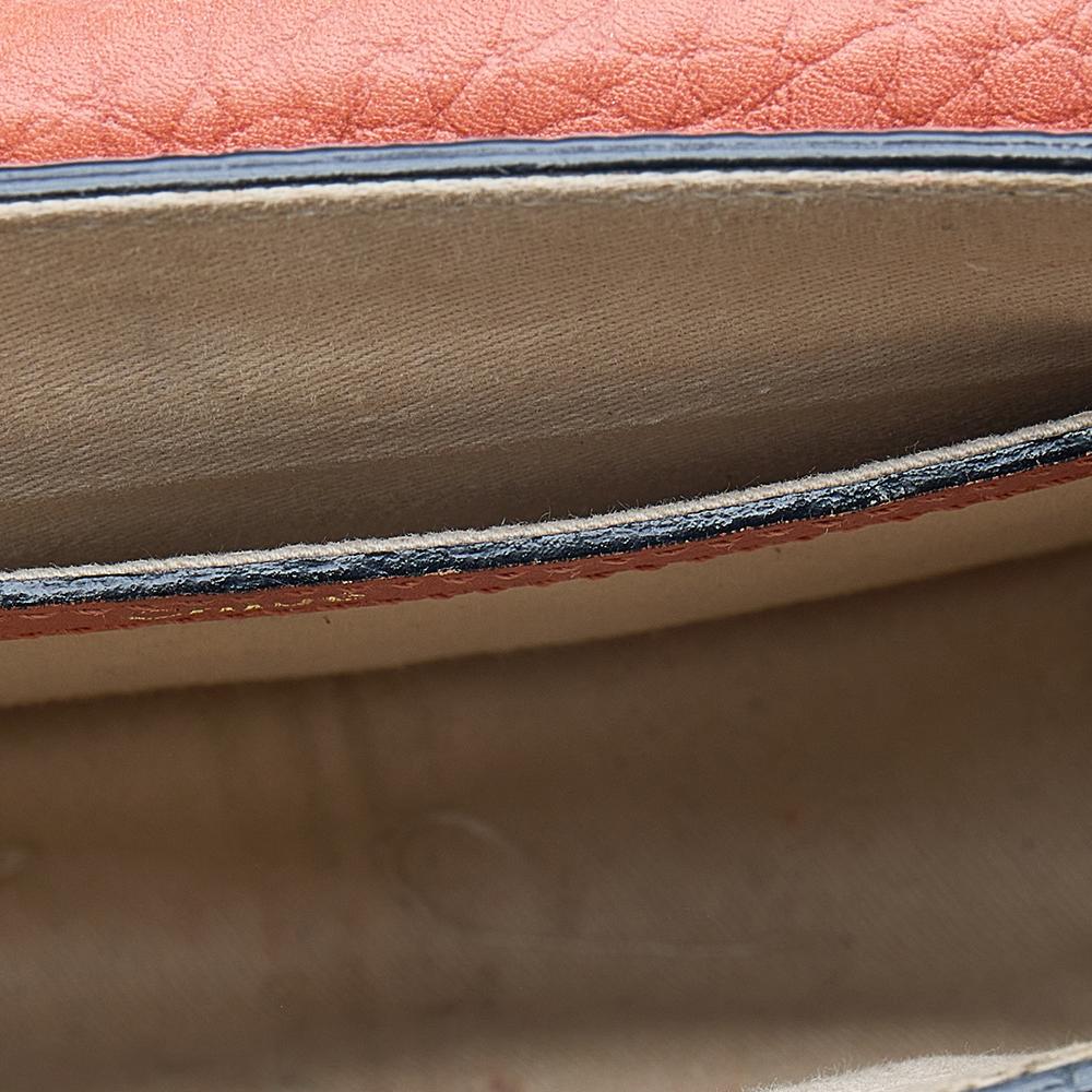Chloe Orange Leather Small Sally Shoulder Bag In Good Condition For Sale In Dubai, Al Qouz 2