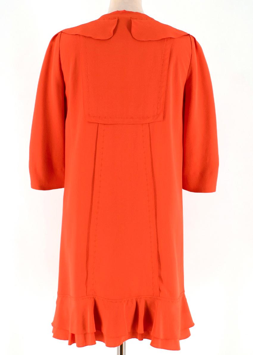 chloe orange dress
