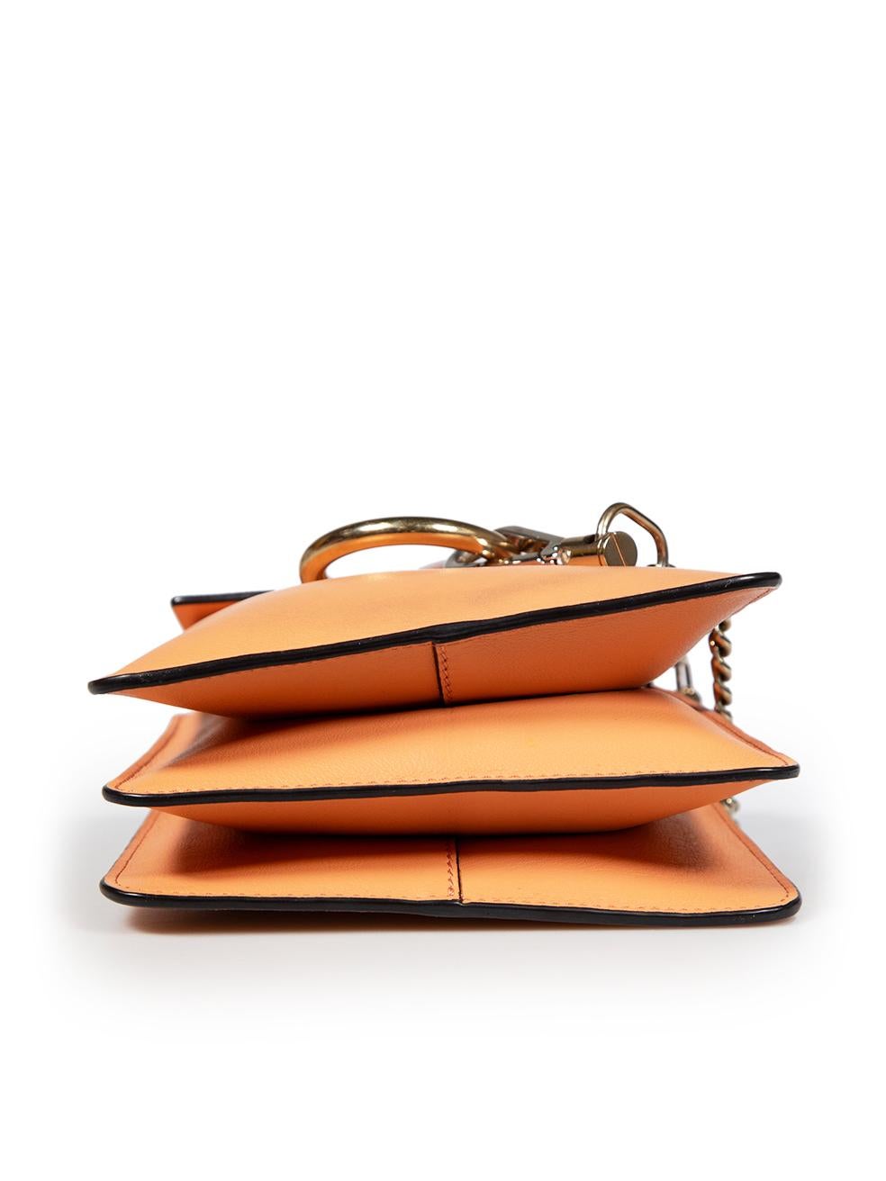 Women's Chloé Orange Small Faye Bracelet Crossbody
