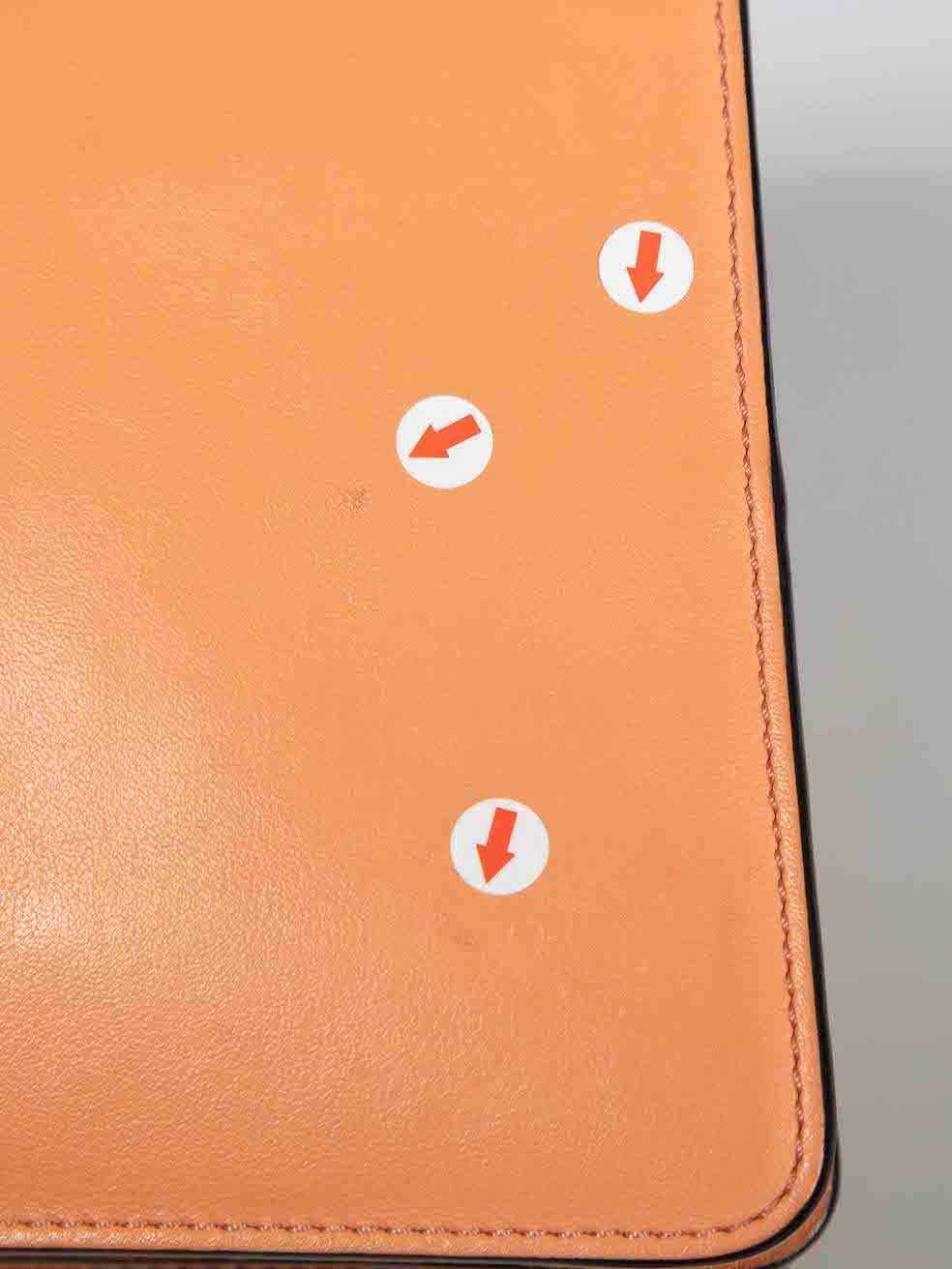 Chloé Orange Small Faye Bracelet Crossbody 2